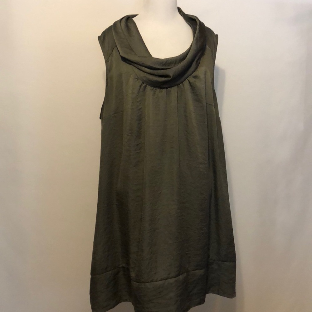 Lane Bryant gray cowl neck tunic dress size 22/24